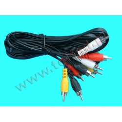 KABEL 4RCA - 4RCA dł. 2,4m